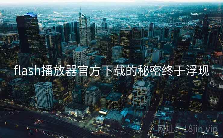 flash播放器官方下载的秘密终于浮现  第2张 flash播放器官方下载的秘密终于浮现  第2张
