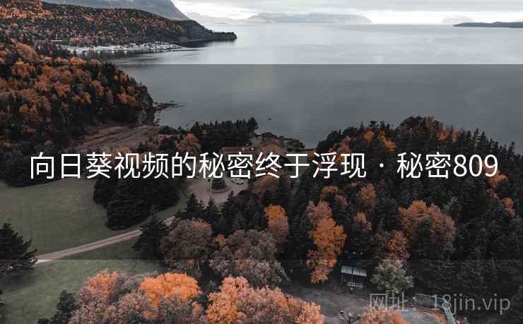 向日葵视频的秘密终于浮现 · 秘密809